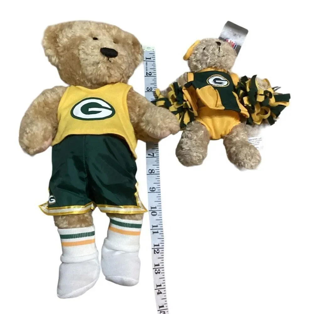 Green Bay Packers Plush Stuffed Teddy Bears